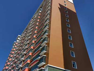 慶祝新佳天然真石漆漆河北黃驊工地施工進(jìn)入沖刺階段